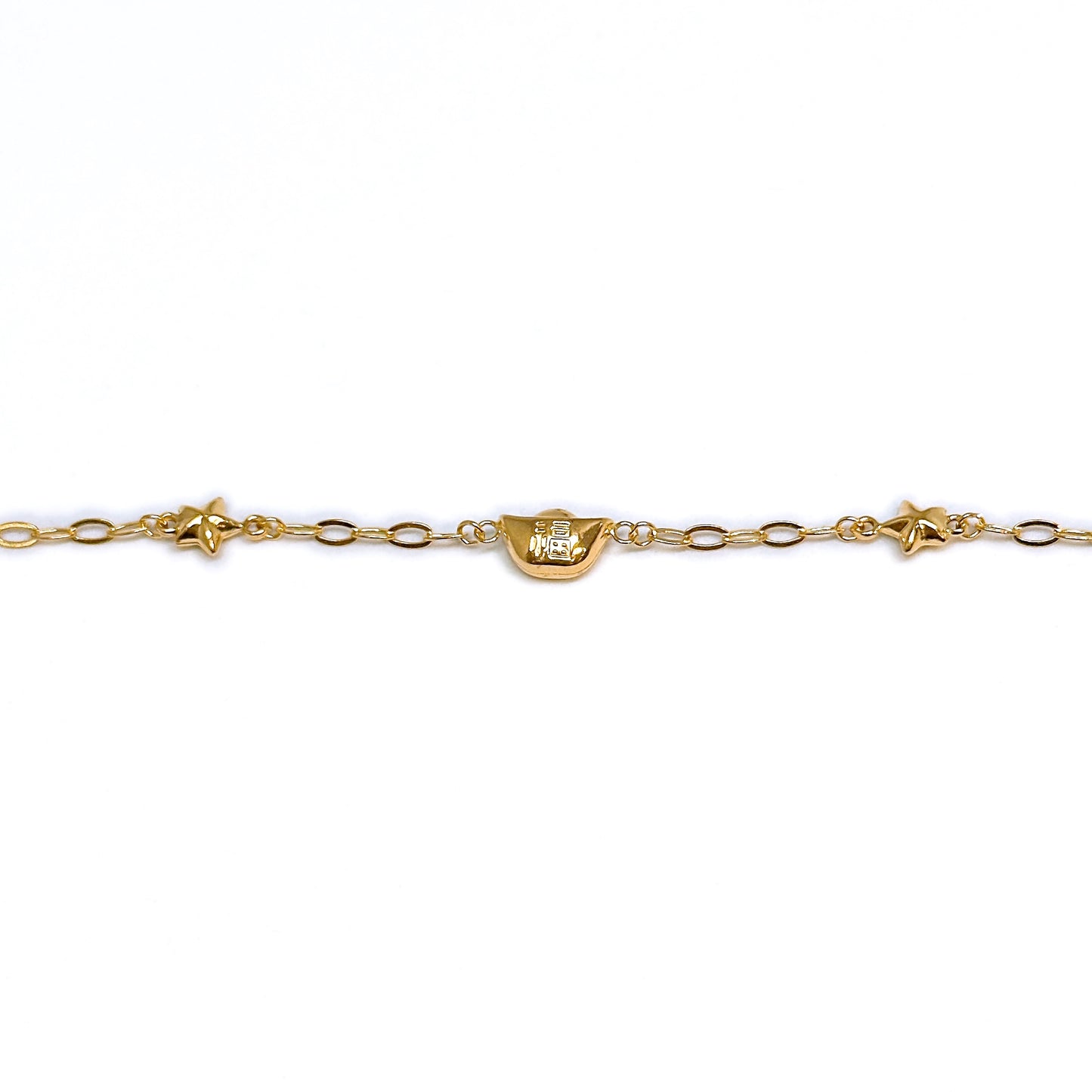 Yuan Bao With Stars (Fixed) Baby Bracelet