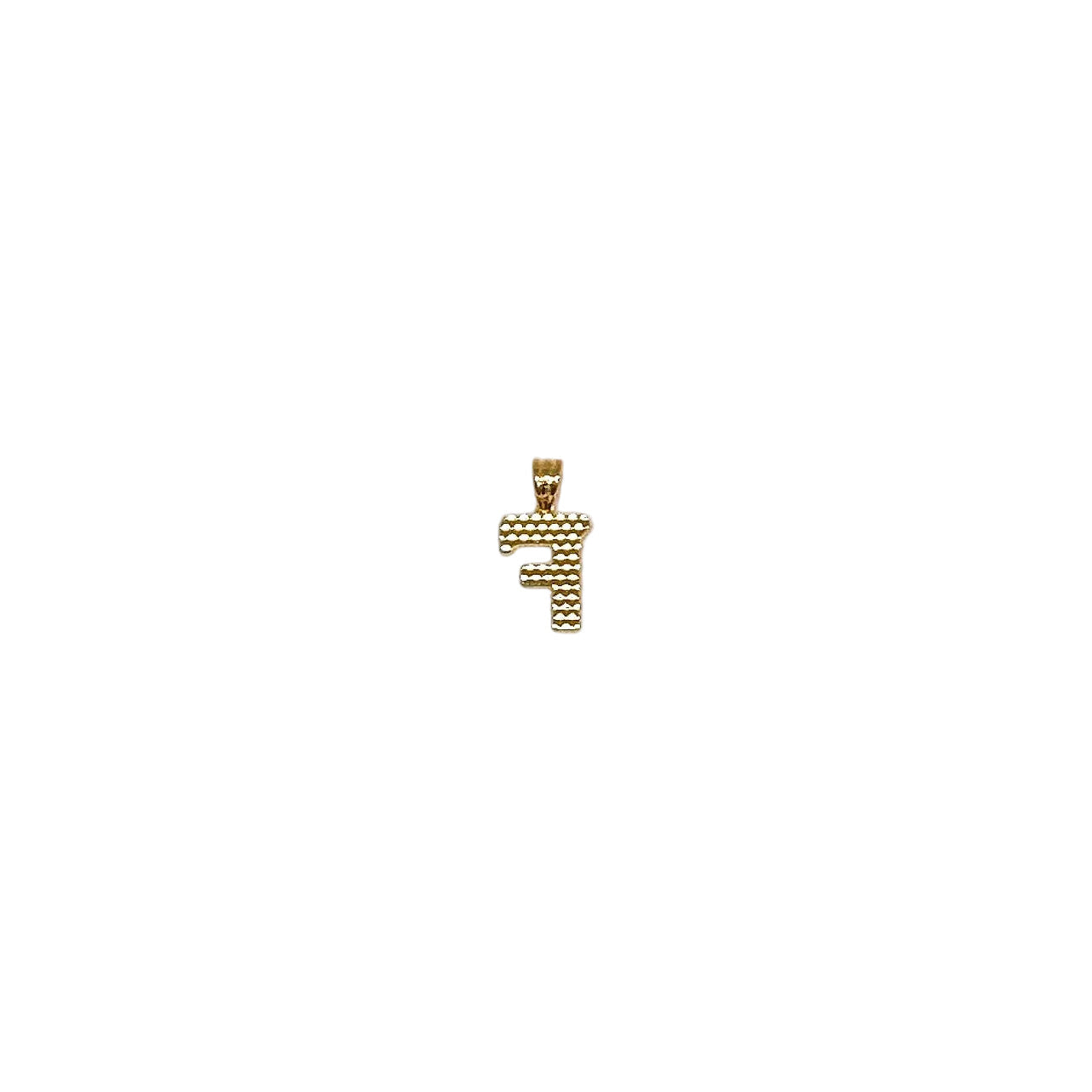 Letter F Pendant ( Sequin )