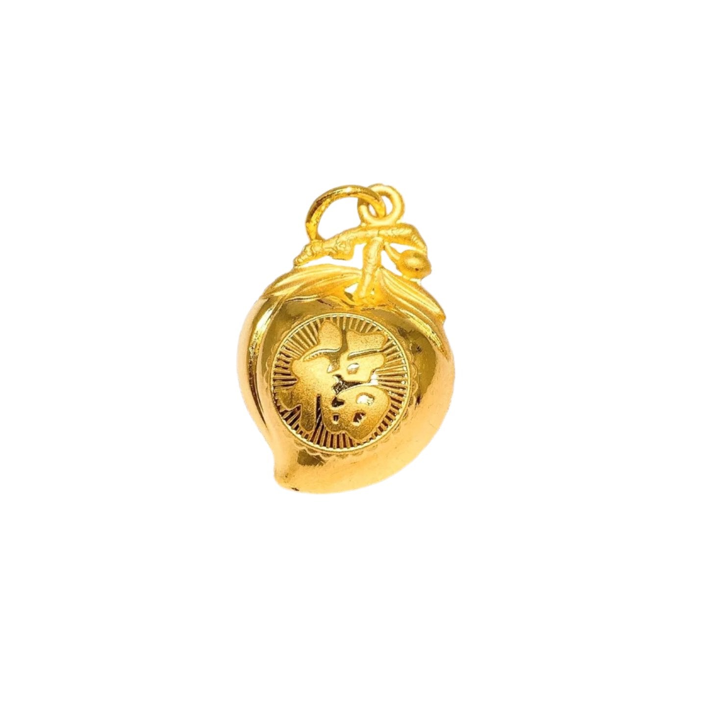 3D Longevity Peach Pendant