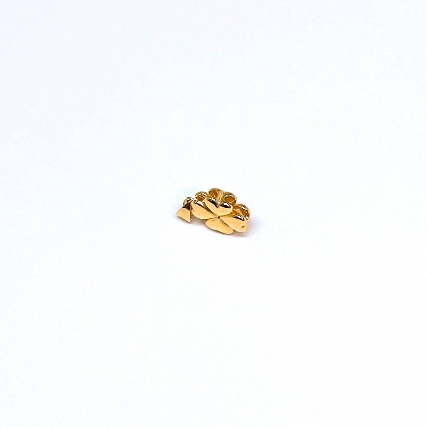 3D Puffy Four Leaf Clover Pendant