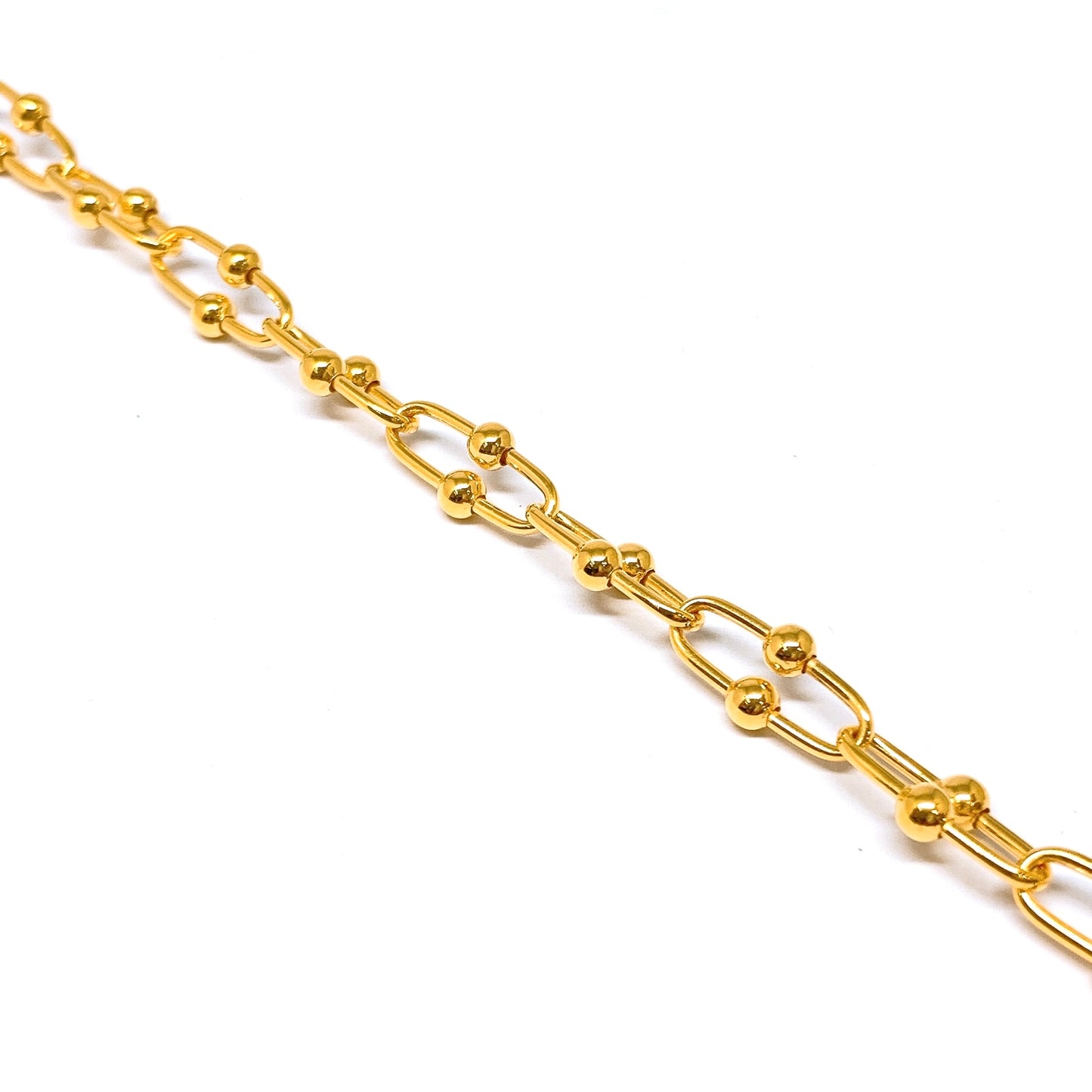 Beaded Paperclip Bracelet