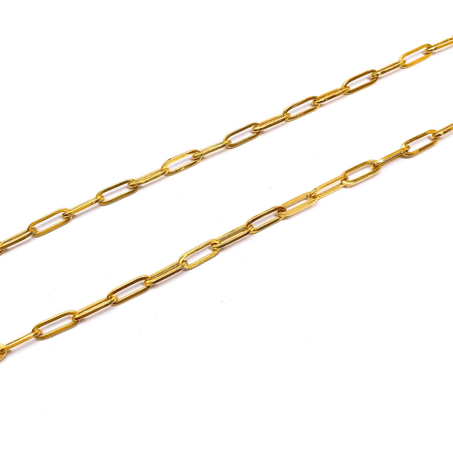 Hollow Paperclip Chain ( Assorted Length )