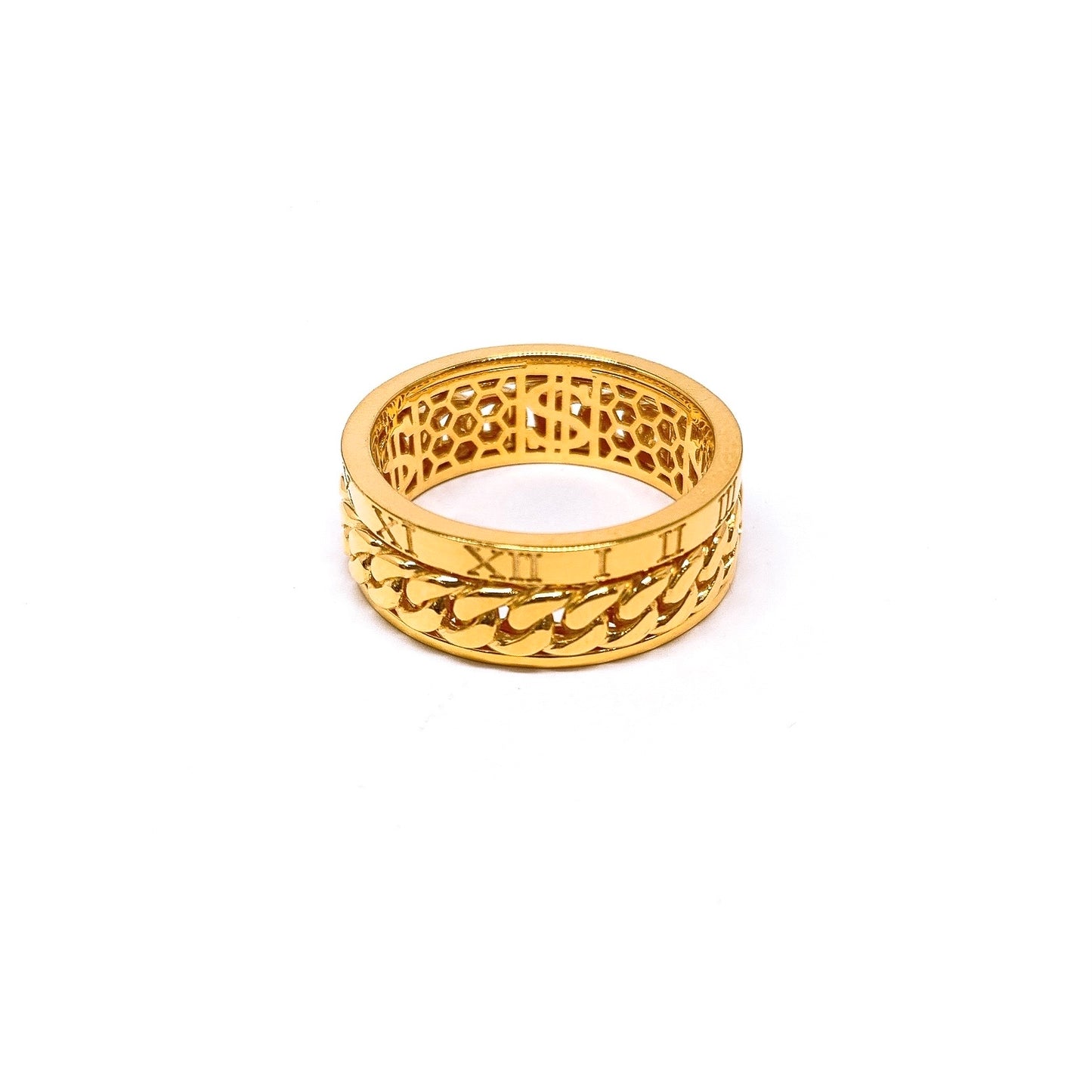 Roman Spinning Cuban Ring