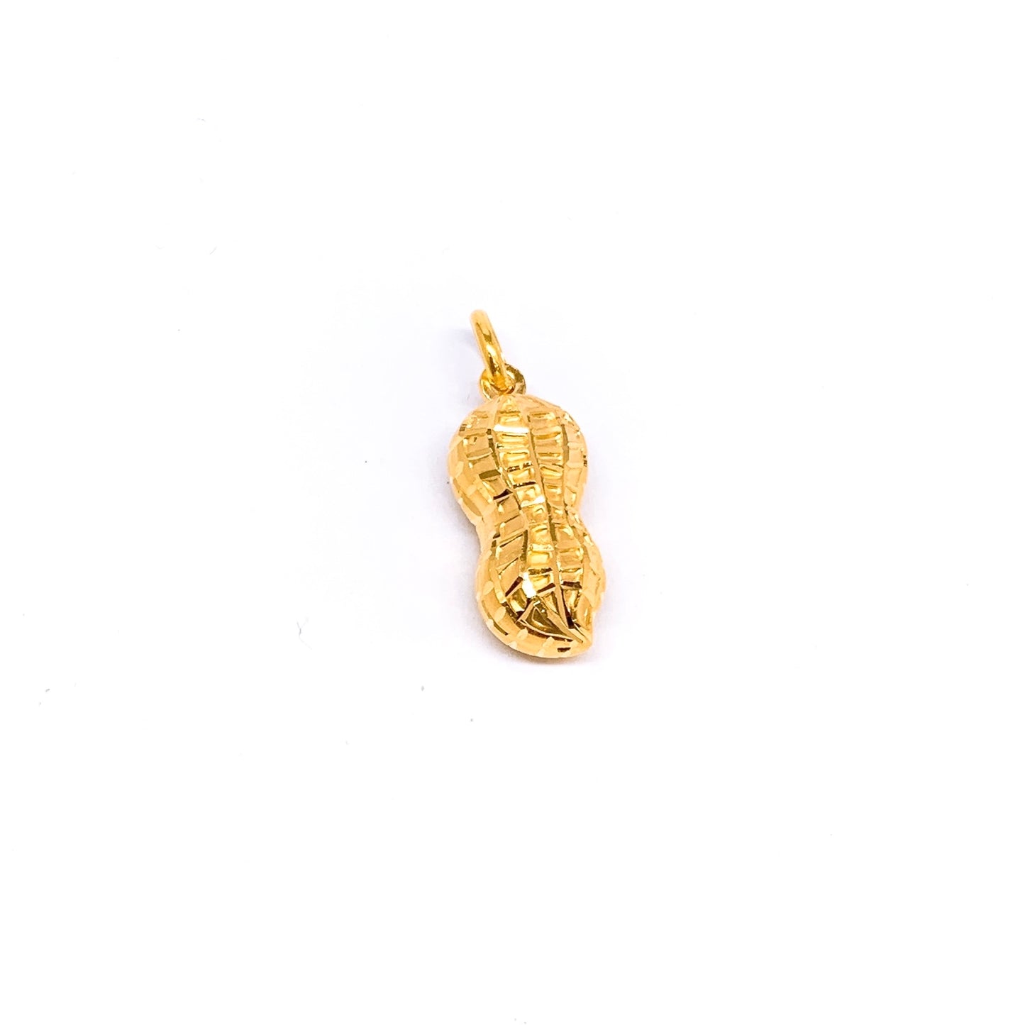3D Hollow Matte With Cutting Peanut Pendant
