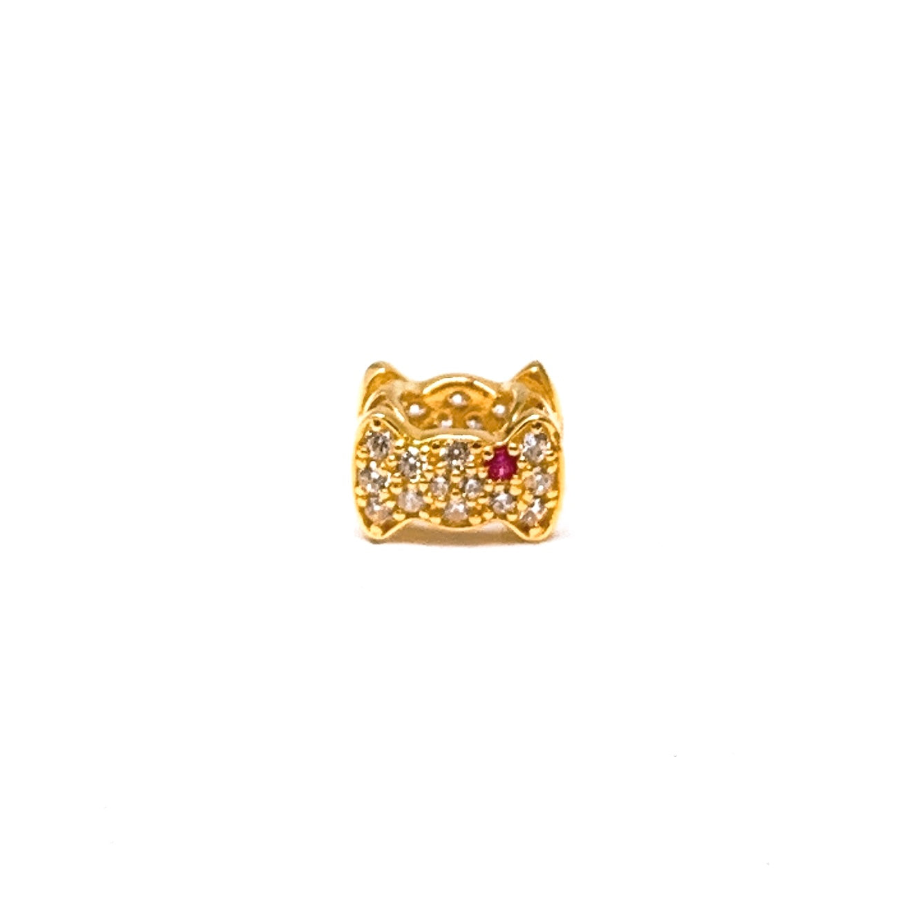 Blingy Ribbon Spacer Charm