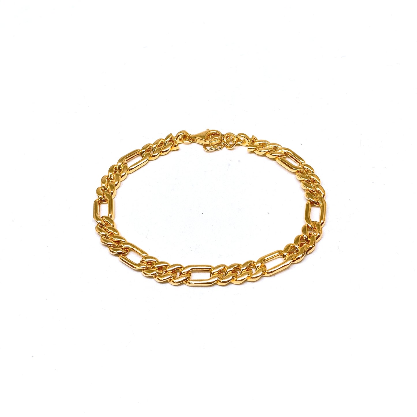 Polished Figaro Bracelet