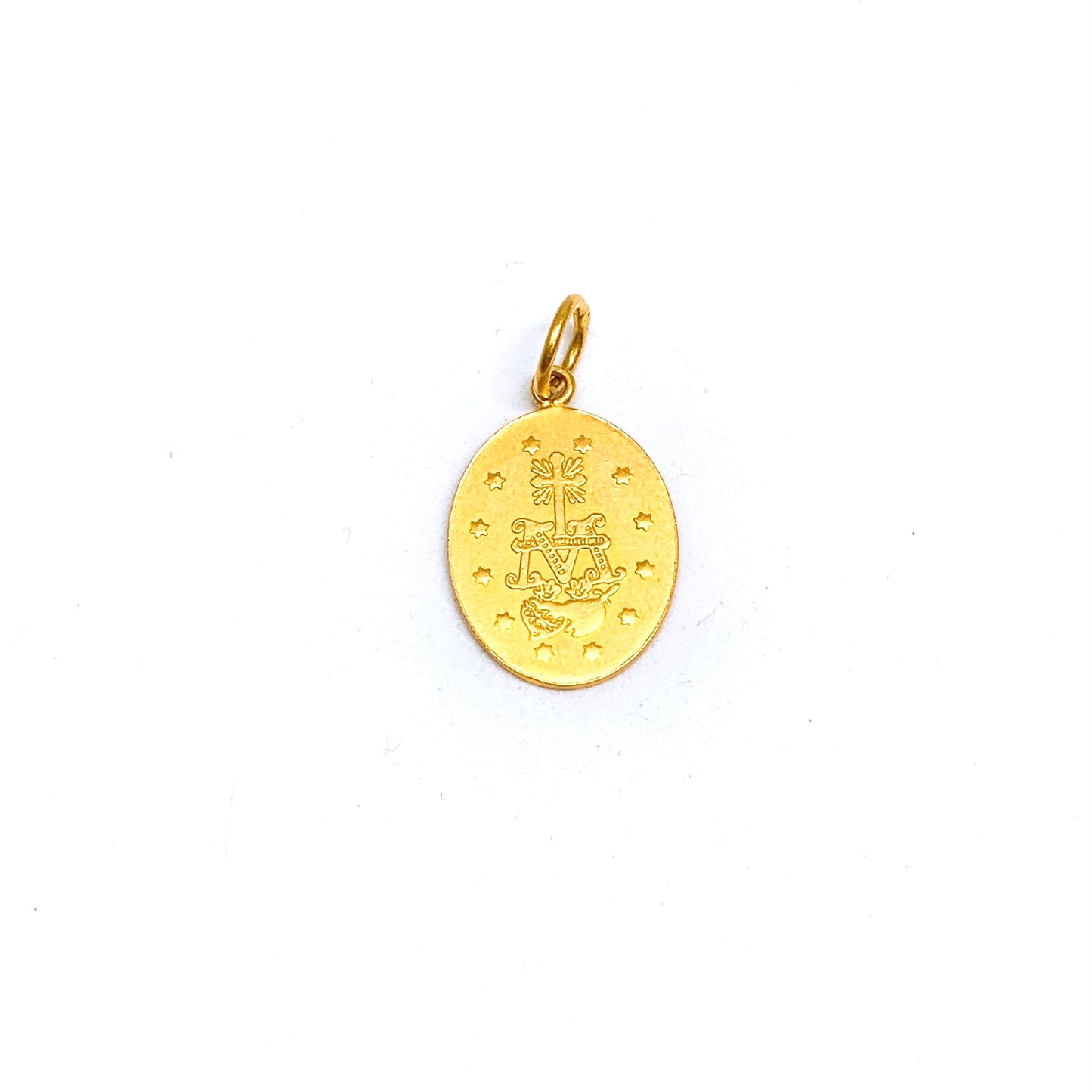 Virgin Mary Oval Pendant