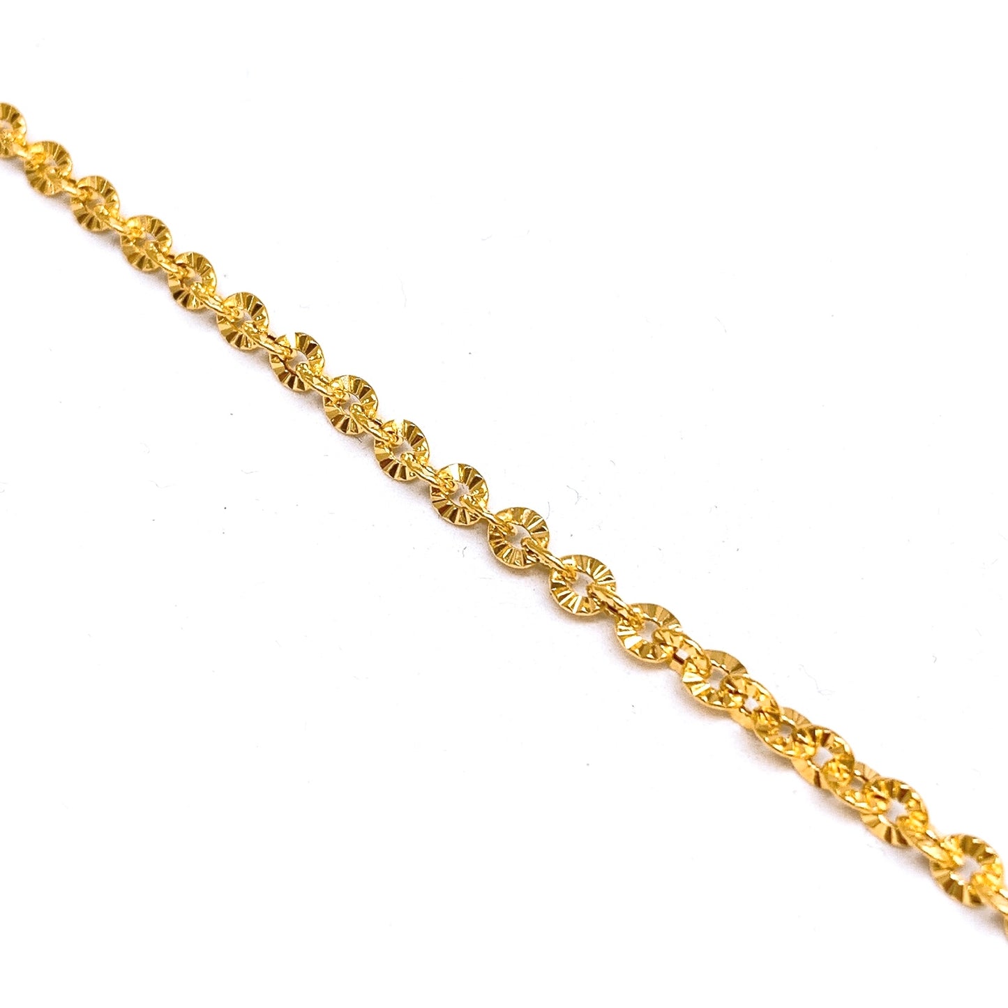 Hollow Sunflower Cutting Bracelet With Heart Charm ( S Hook )