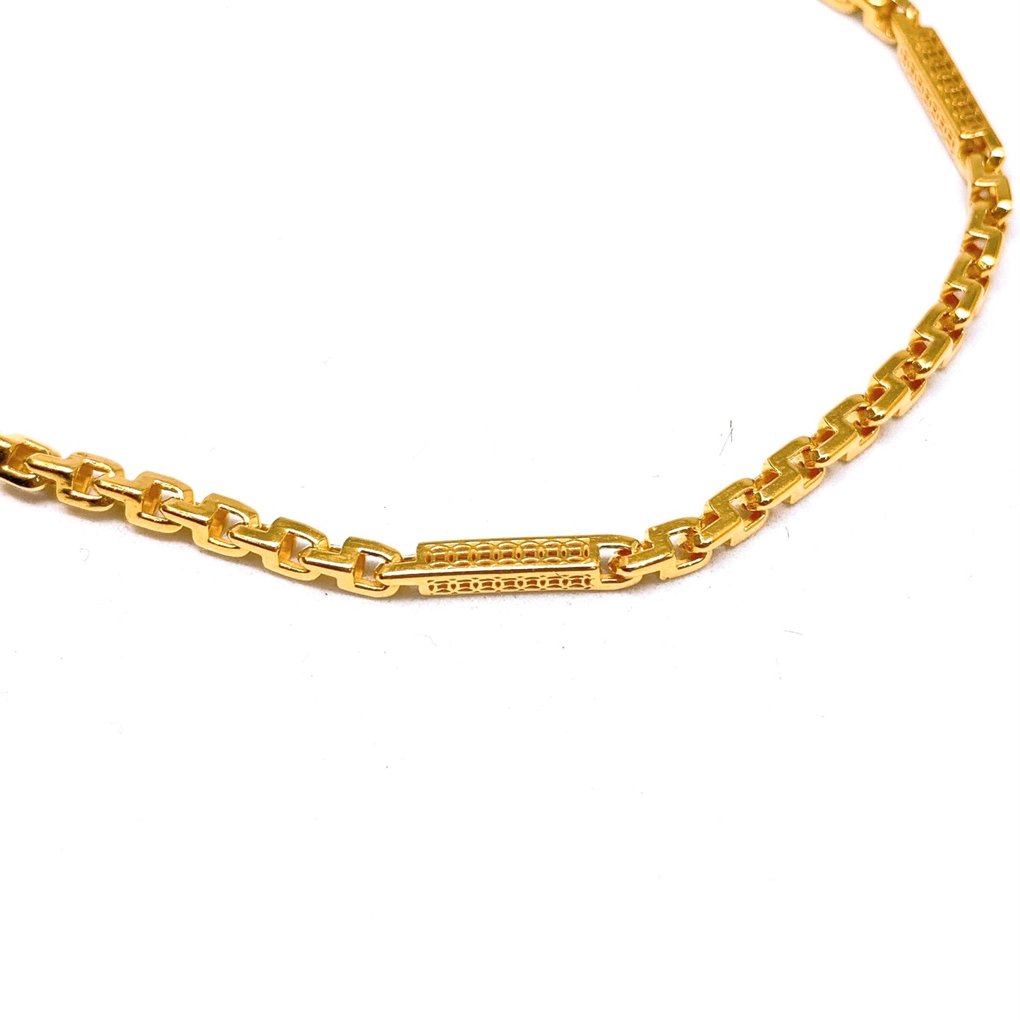 Coin Rods Links Bracelet ( S Hook )