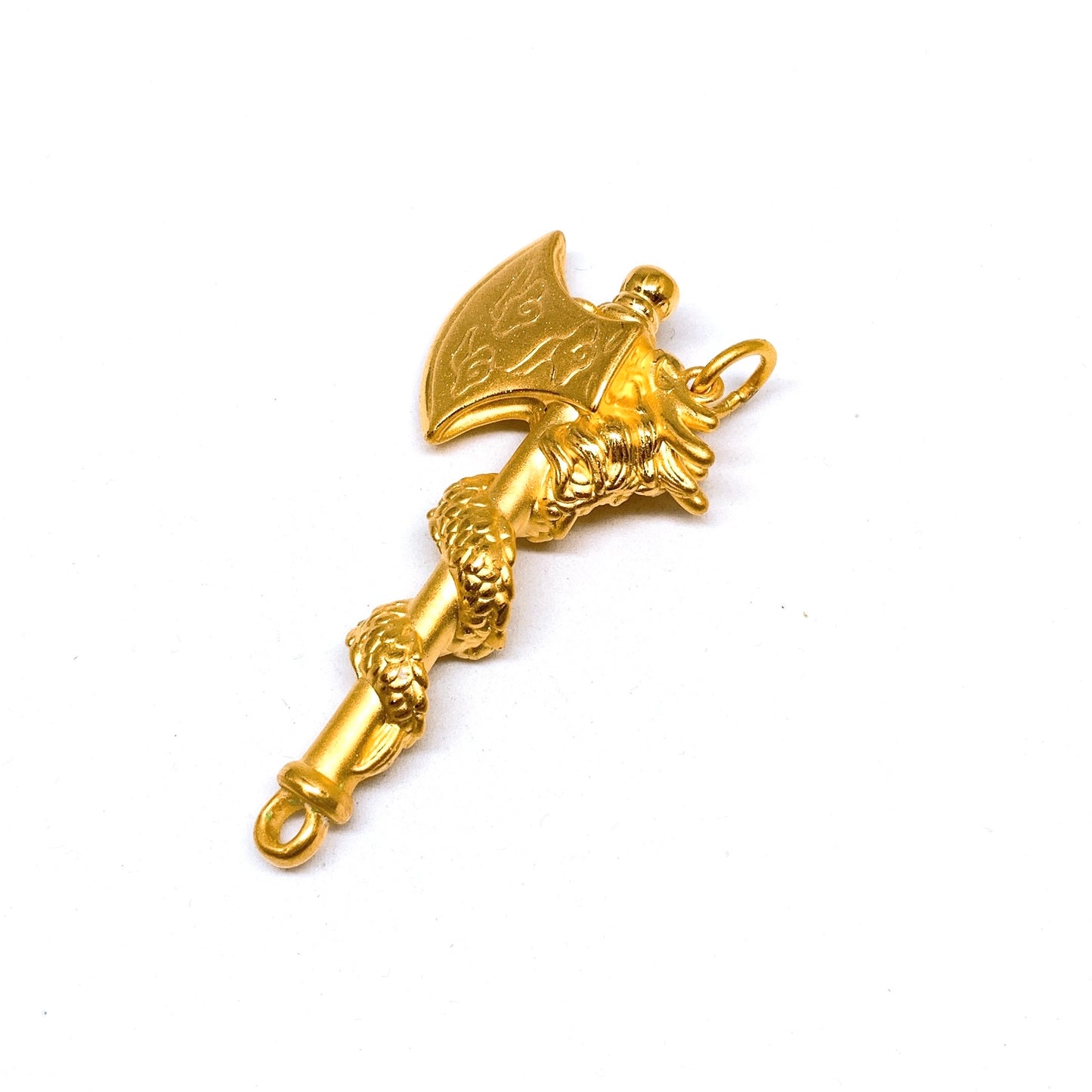 3D Hollow Dragon Axe Pendant