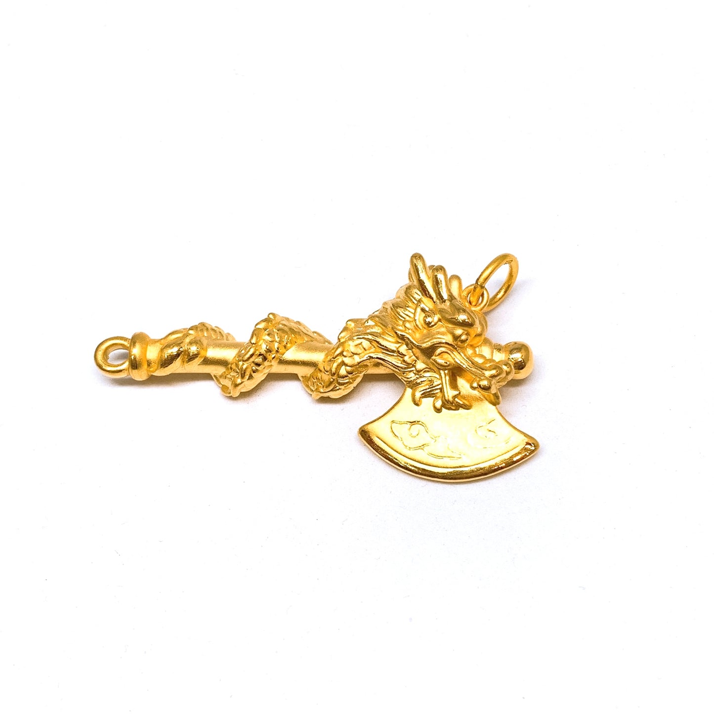 3D Hollow Dragon Axe Pendant