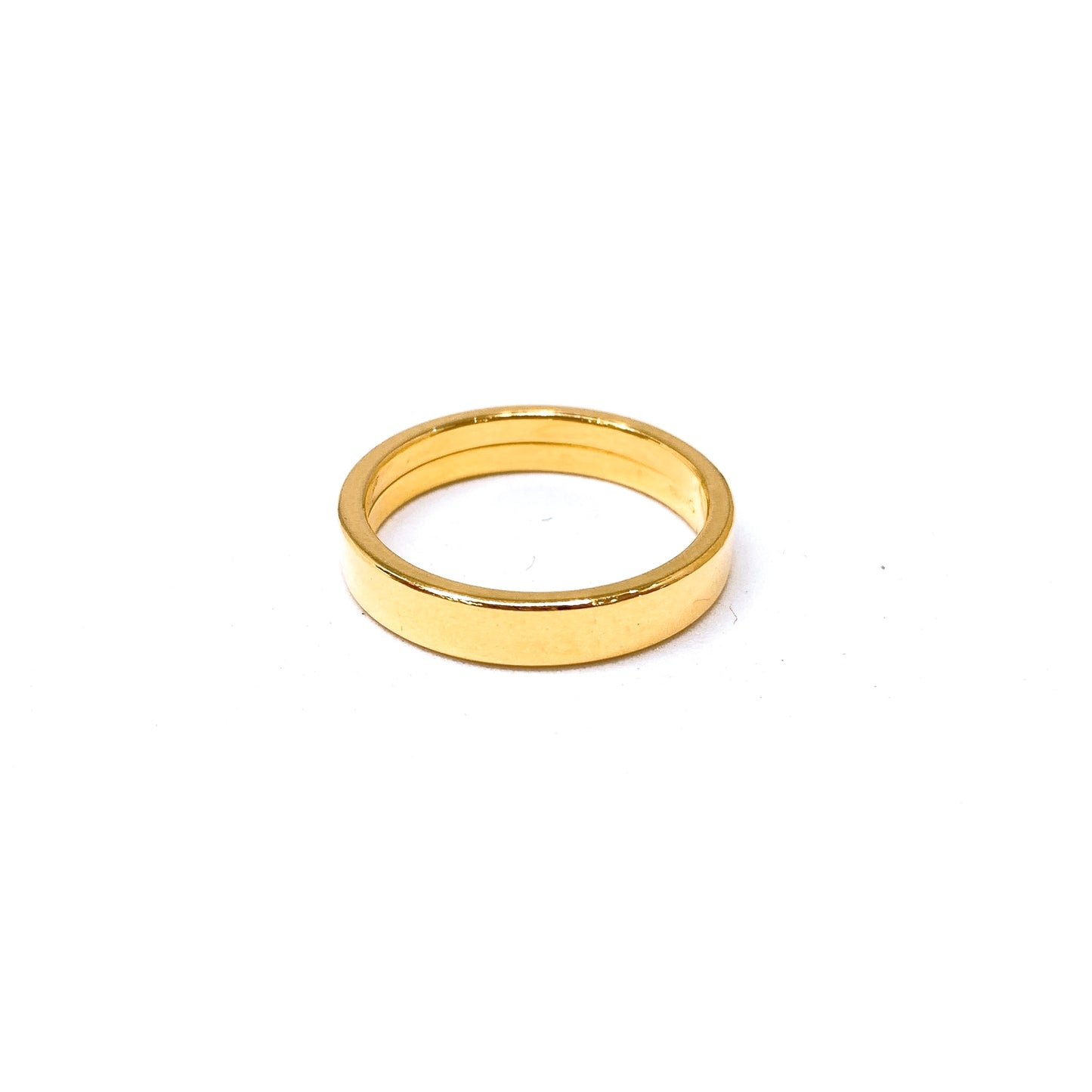 Hollow Flat Plain Ring