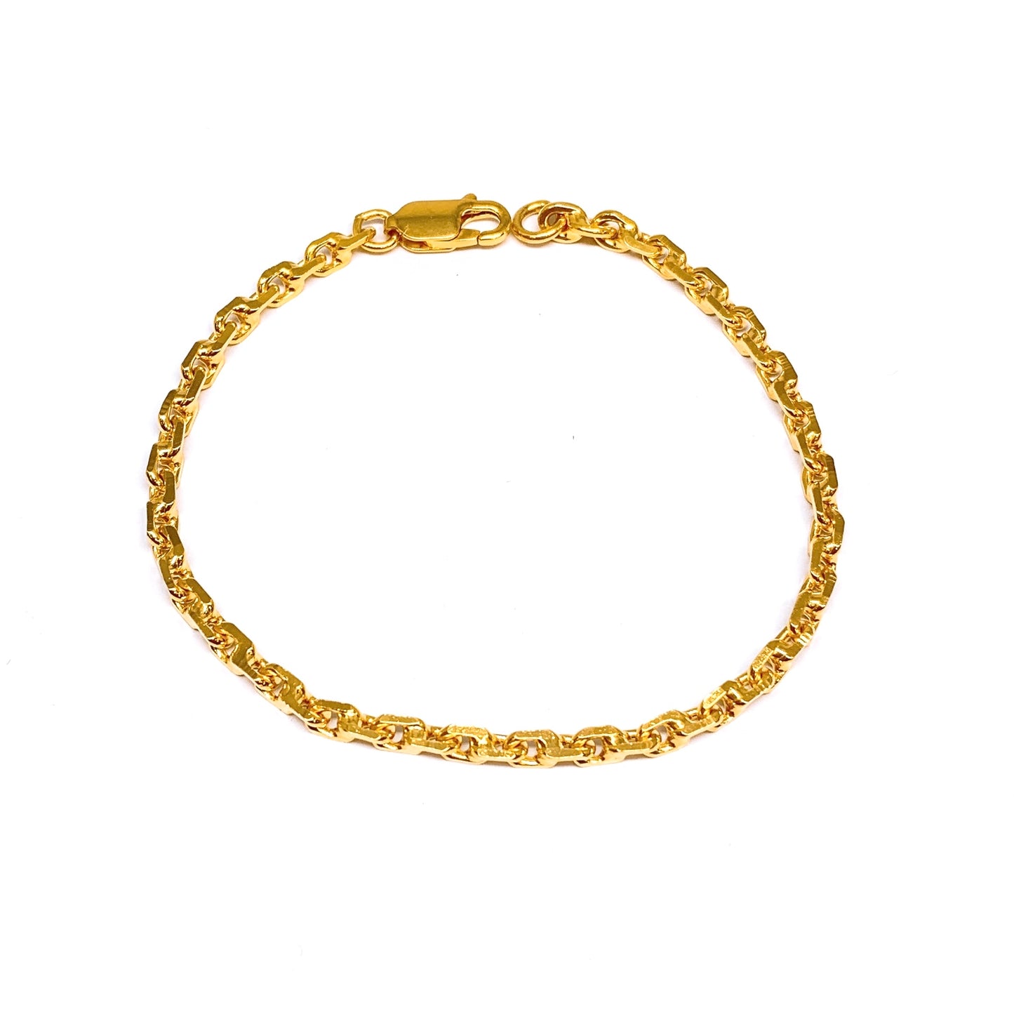 Solid Cable 万字 Bracelet ( Lobster Hook )