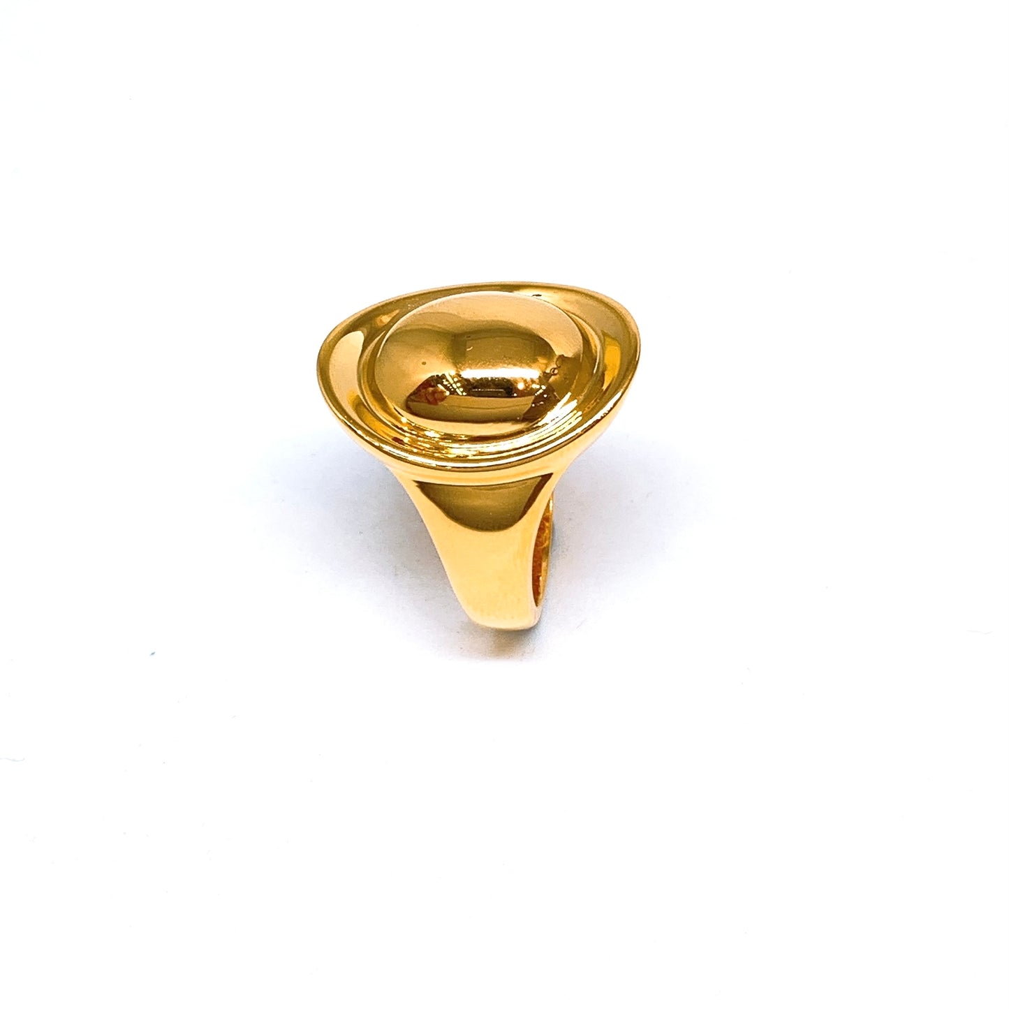 Polished Ingot Statement Ring