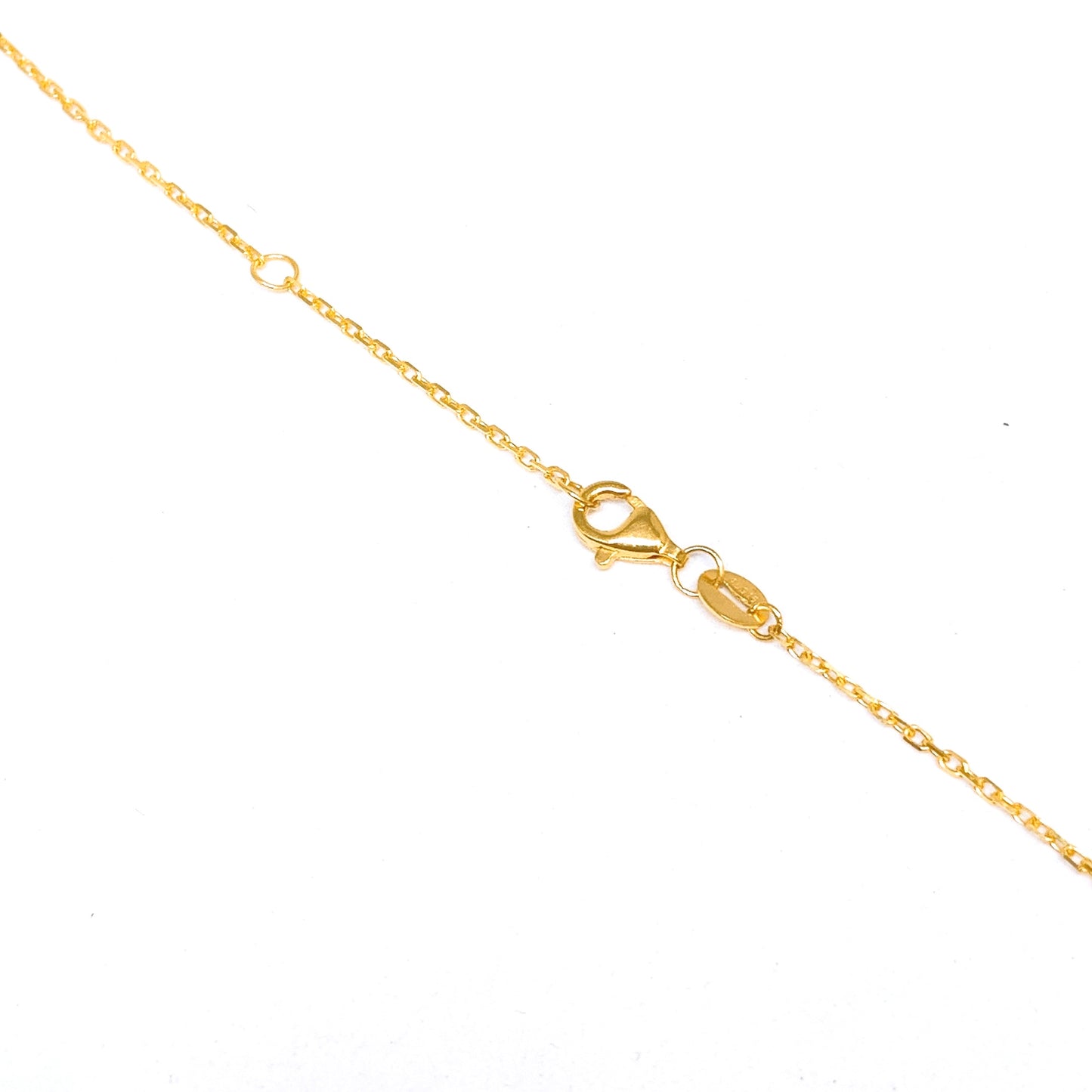 Curved Golden Rod Necklace Set