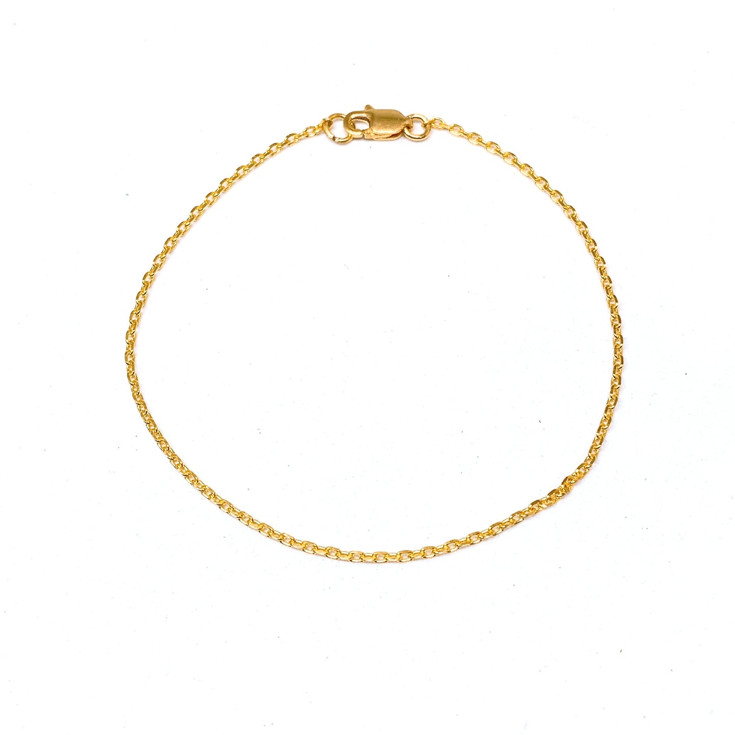Solid Cable 万字 Bracelet ( Lobster Hook )