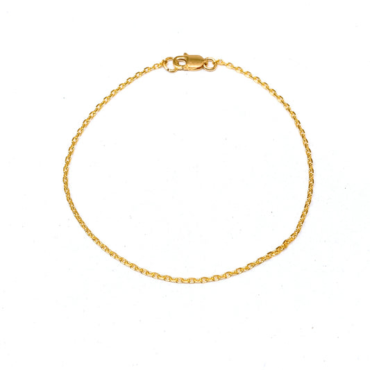 Solid Cable 万字 Bracelet ( Lobster Hook )