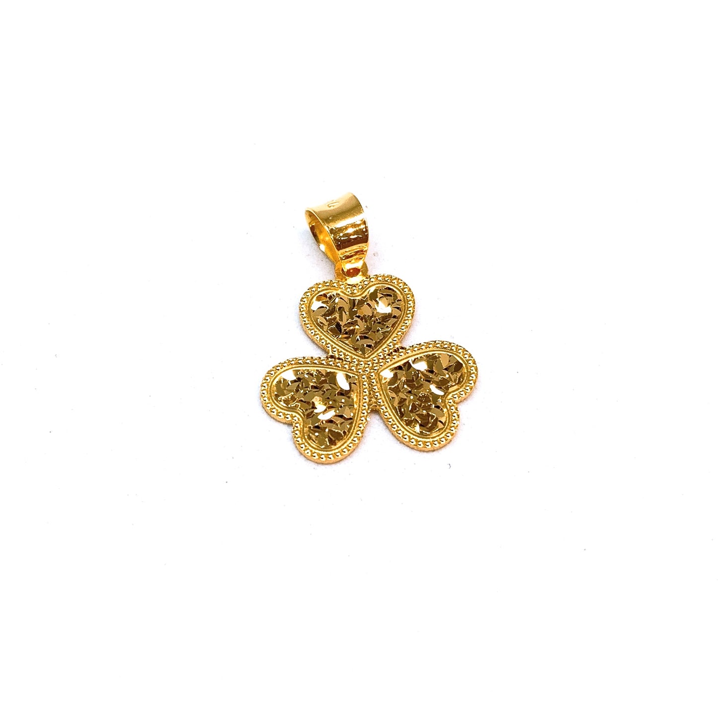 Crushed Ice Floral Pendant