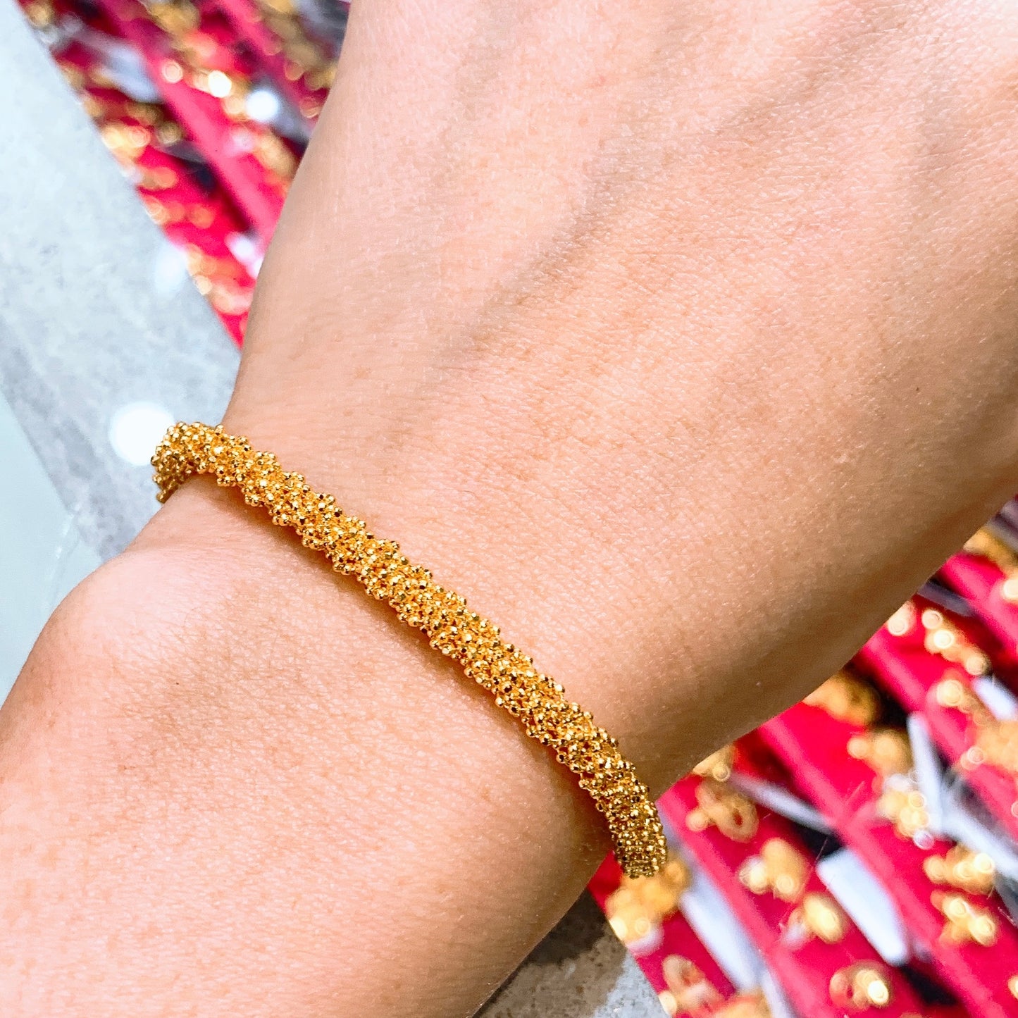 Shimmer Beads Bracelet