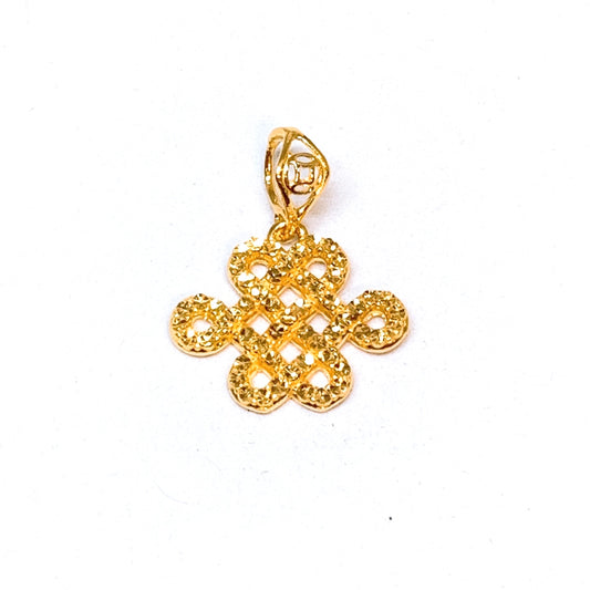 Sparkly Mystic Knot Pendant