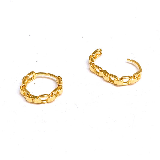 Chain Links Earring Hoops