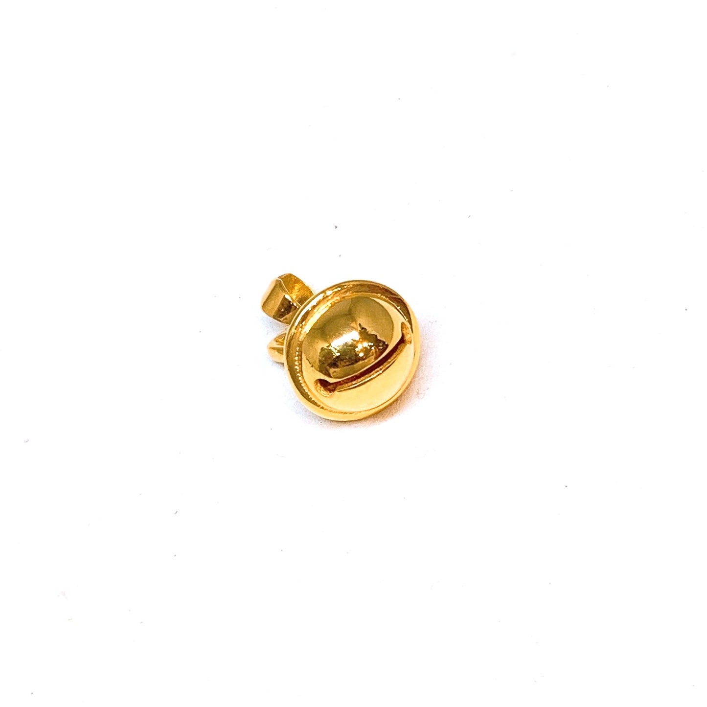 Polished Joyful Bunny Bell Pendant