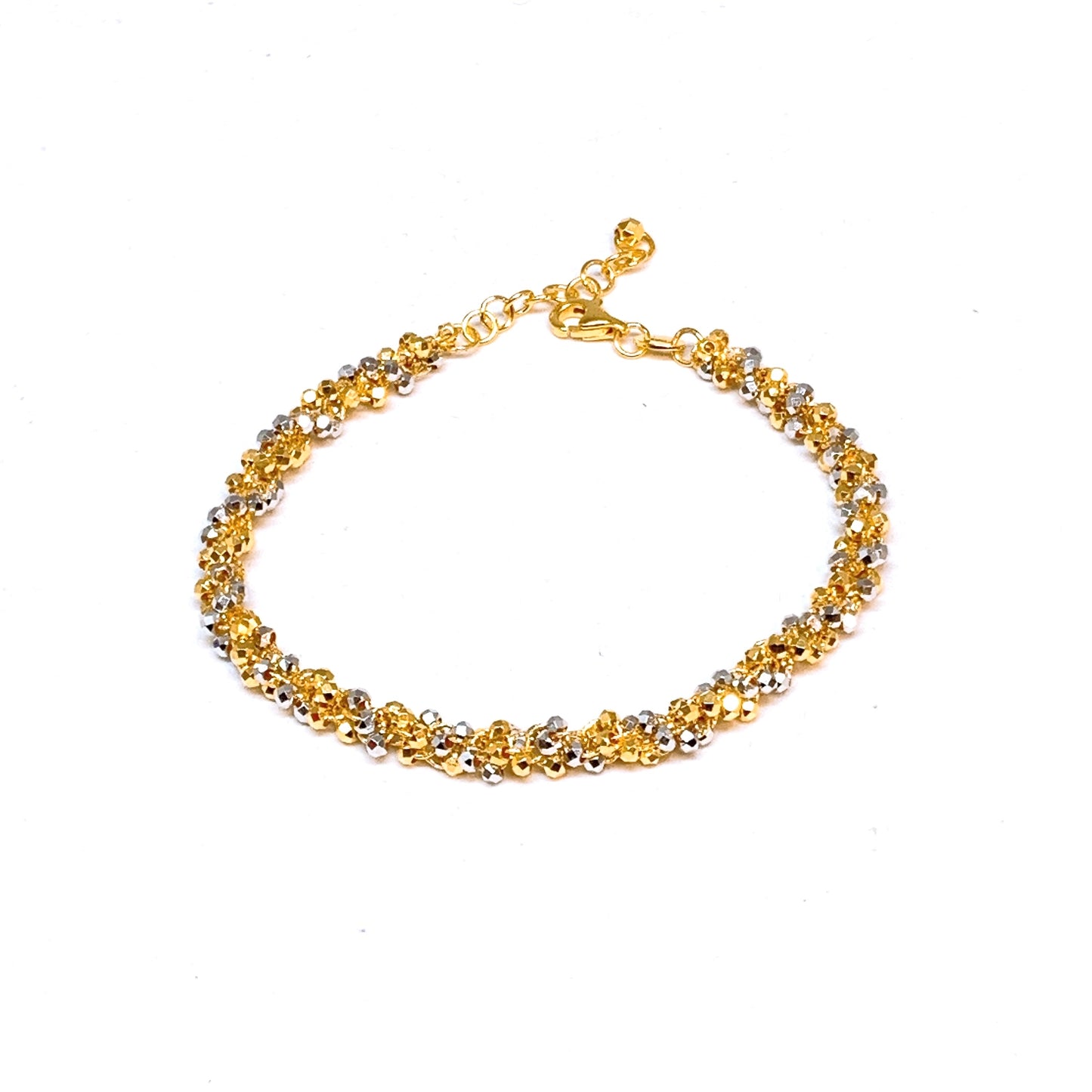 Two Tone Cluster Beads Bracelet