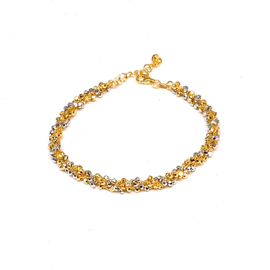 Two Tone Cluster Beads Bracelet