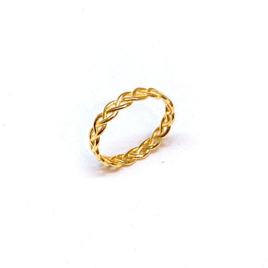 Woven Dainty Ring