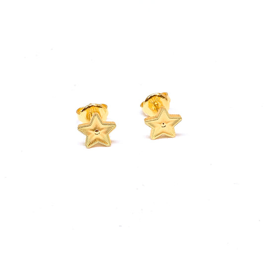 Matte Star Earring Studs