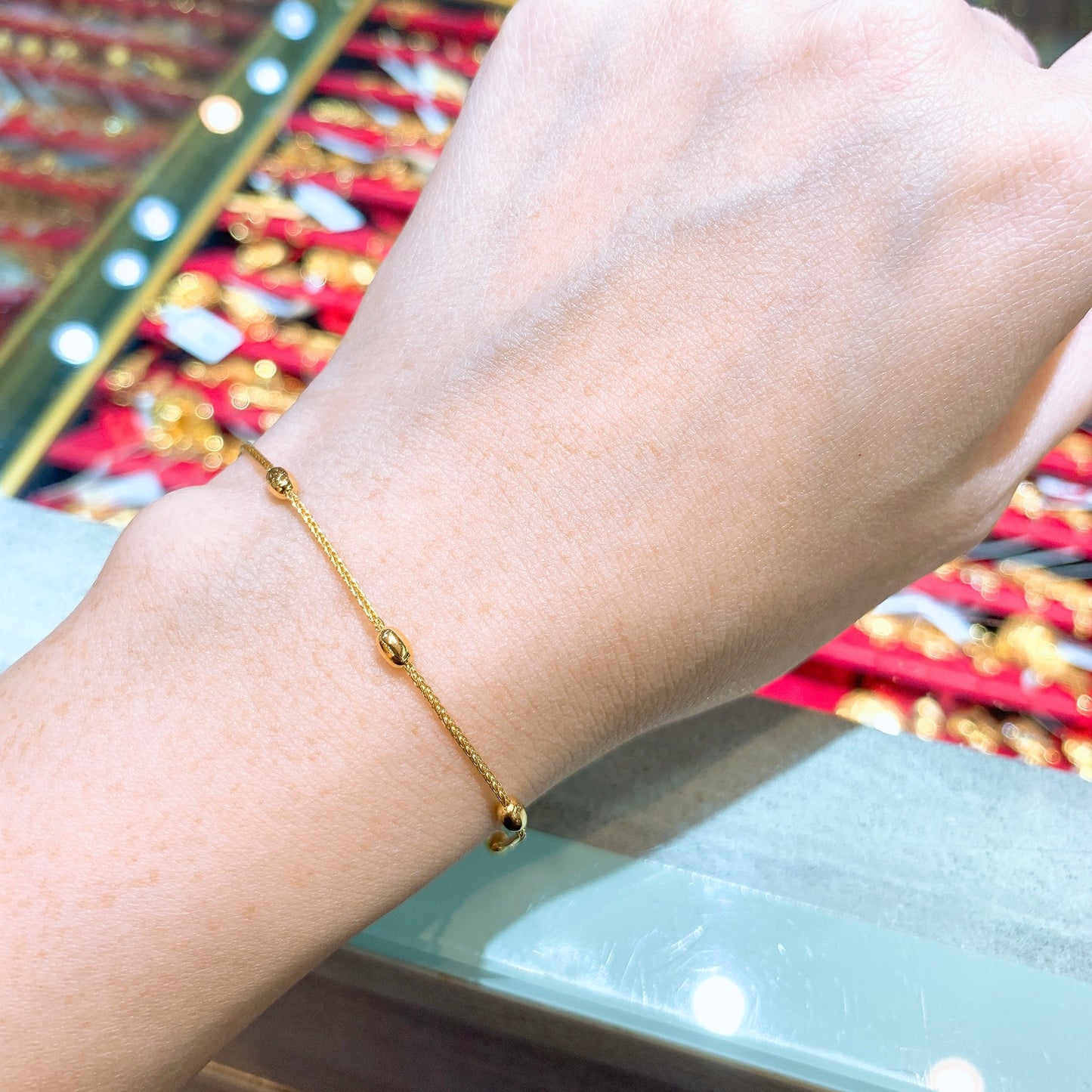 Rice Bead Dainty Bracelet