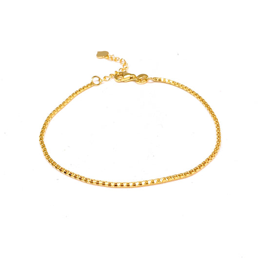 Fine Octagon Box Bracelet