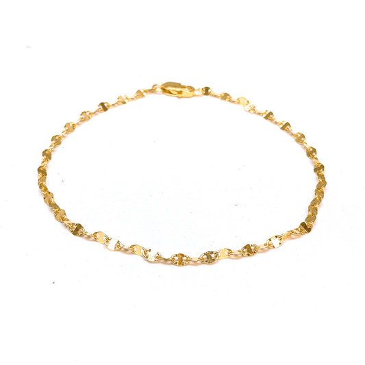Dainty Sequin Disc Bracelet