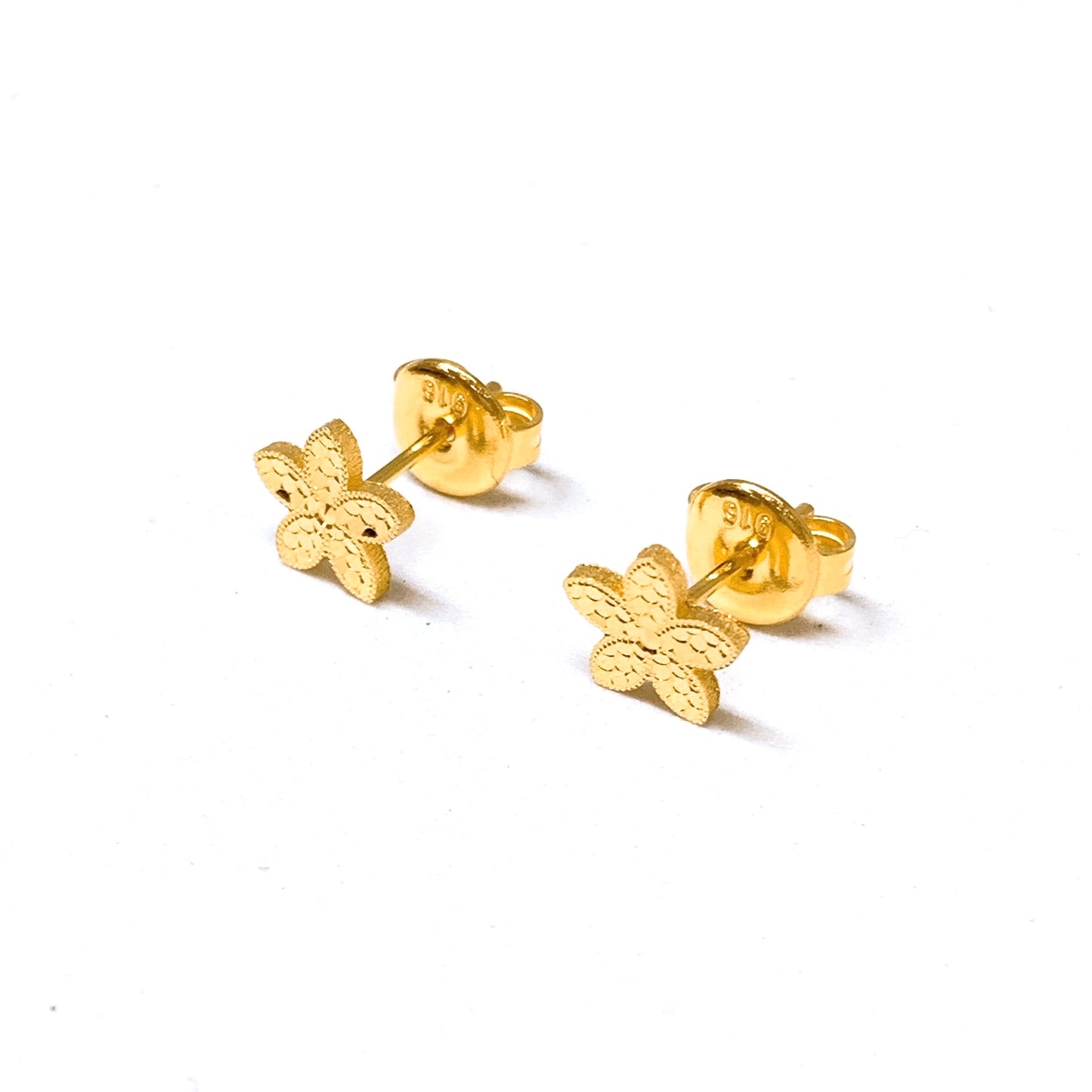 Sequin Floral Earring Studs