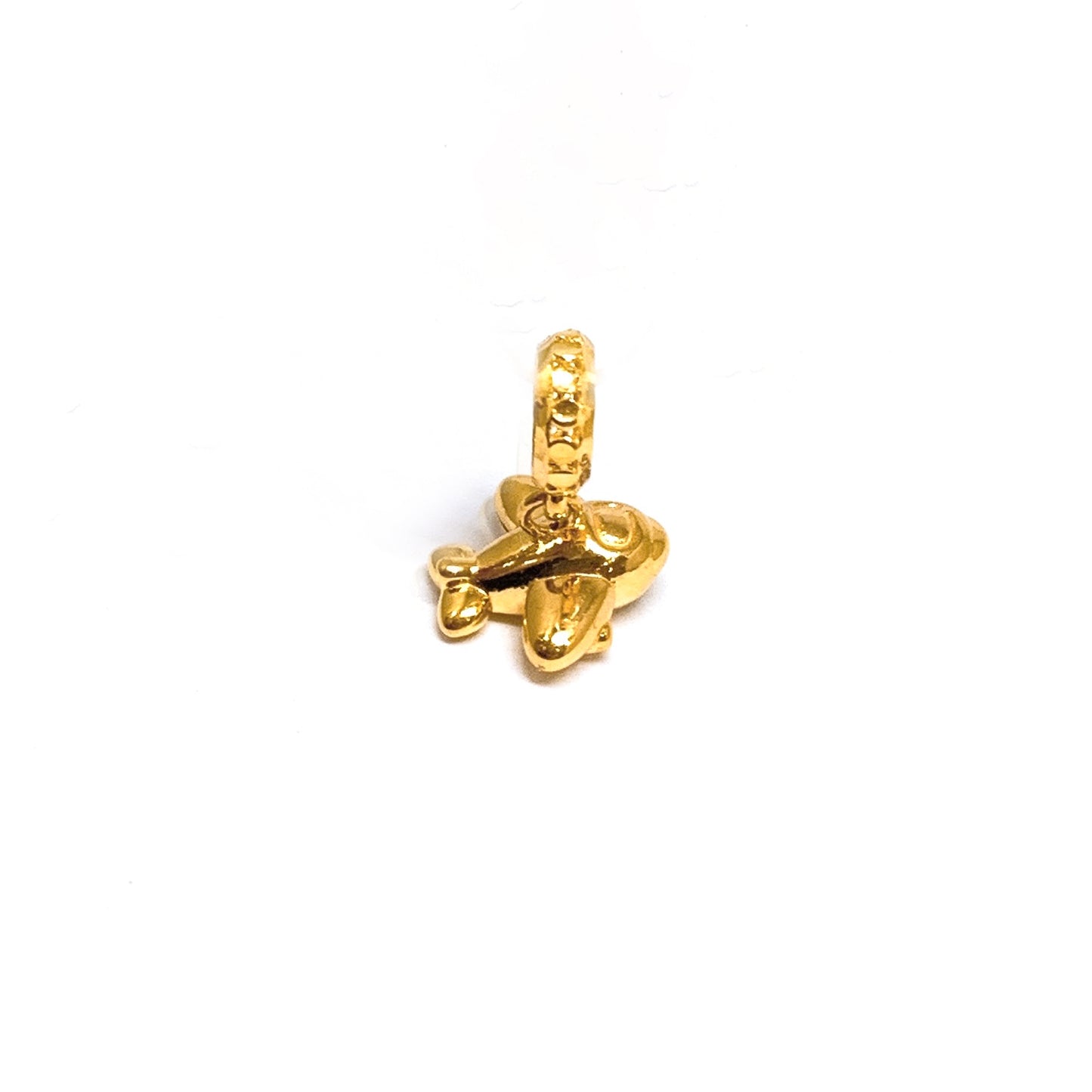 Aeroplane Bell Dangling Charm