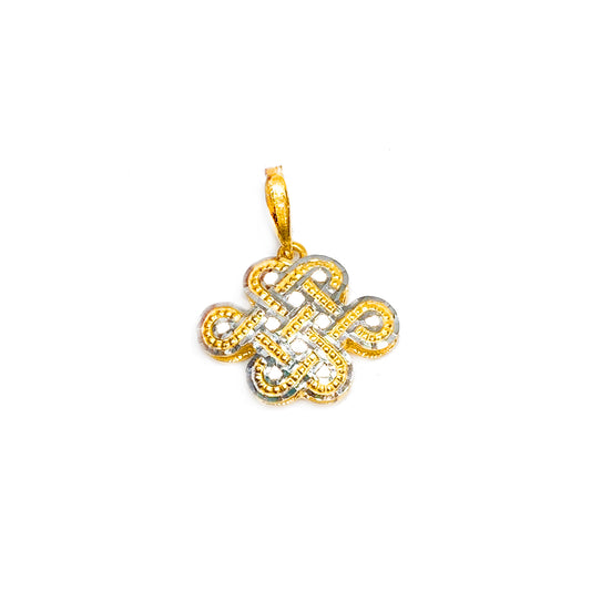 Two-tone Mystic Knot Pendant