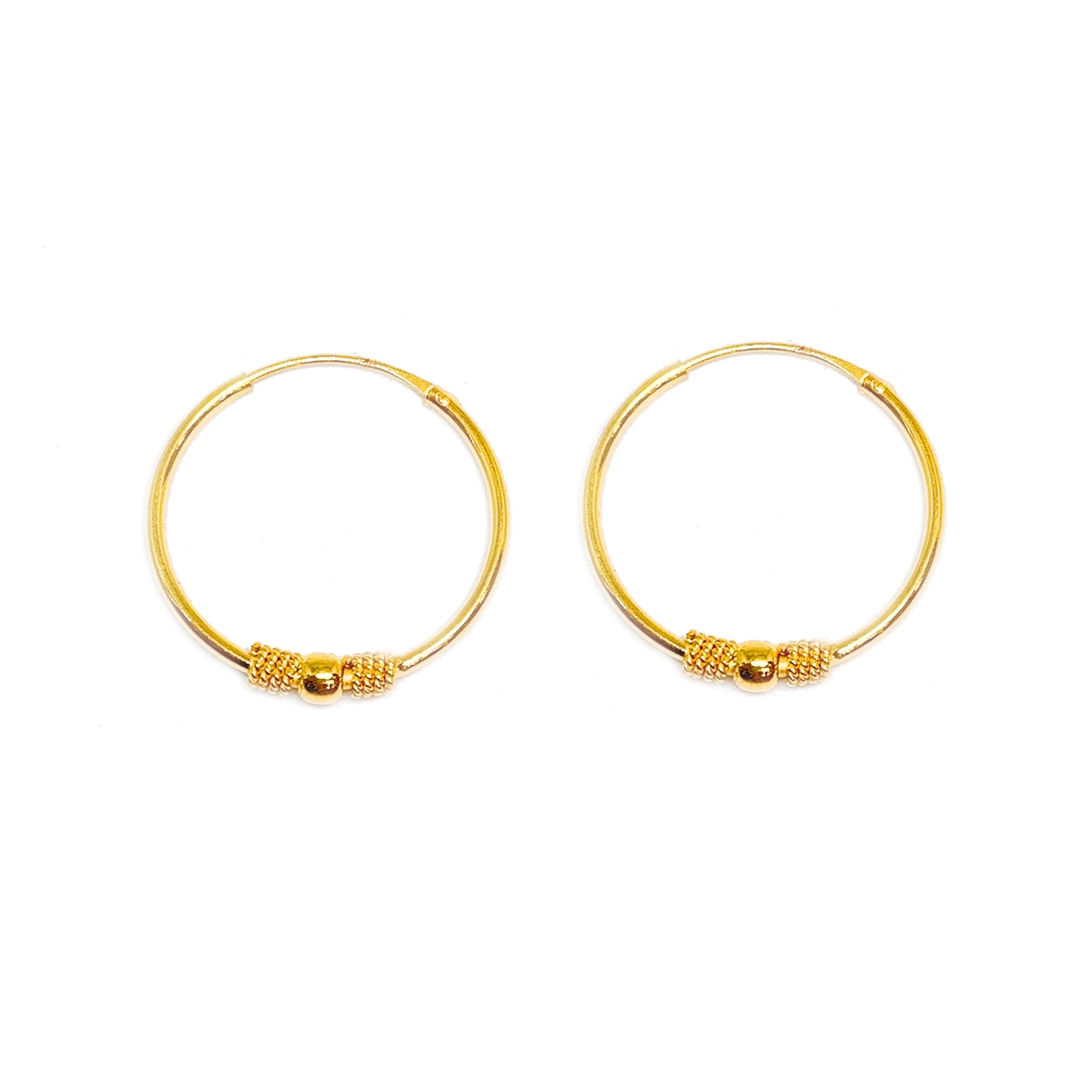 Hoop Earring With Beads