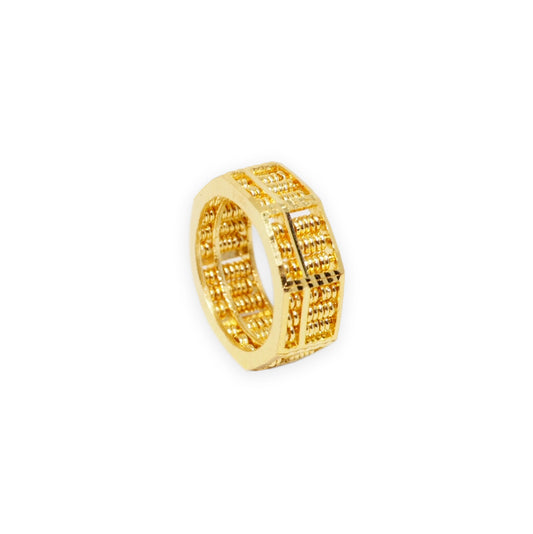 Full Abacus Octagon Ring ( Cutting )