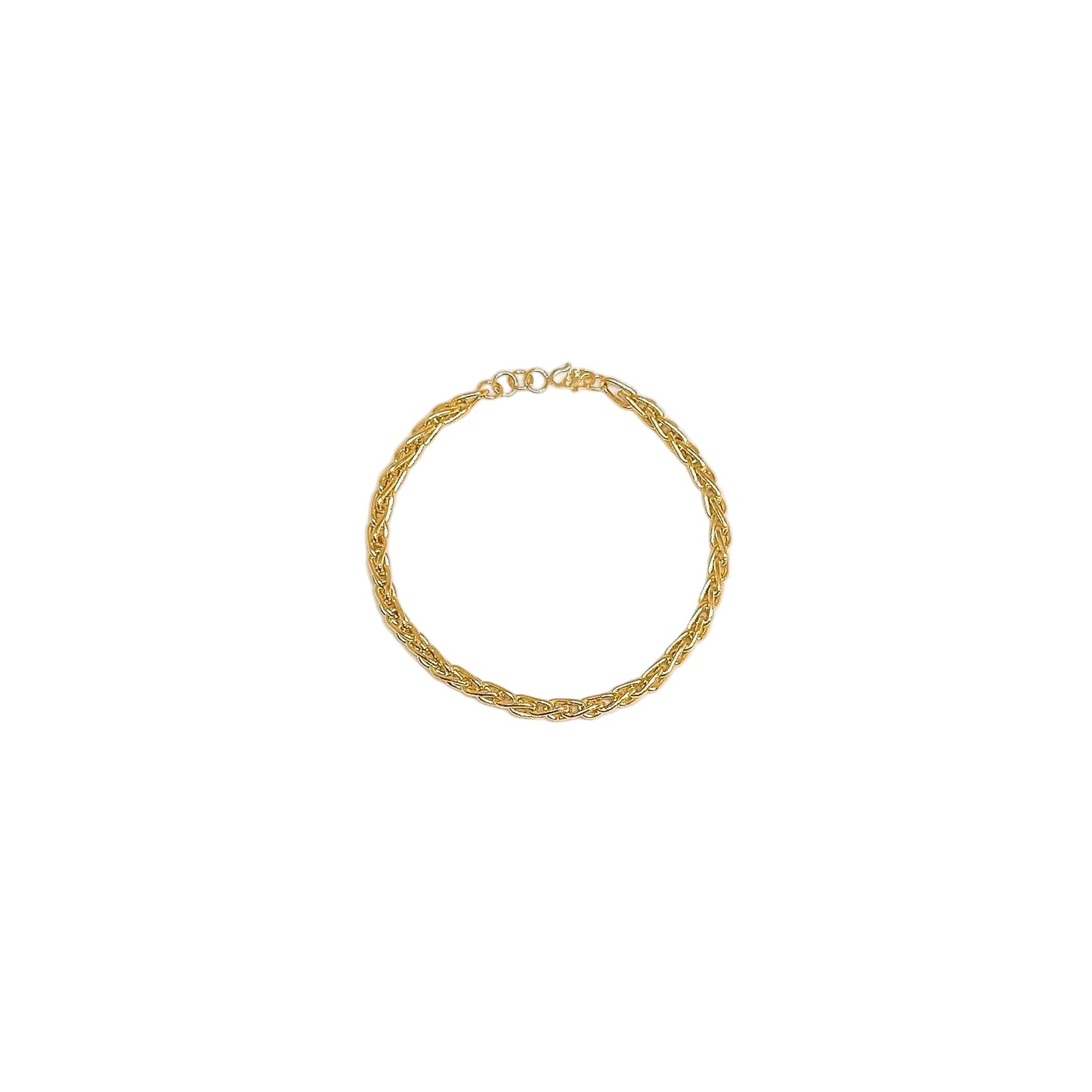 Woven Wheat Bracelet - Hollow