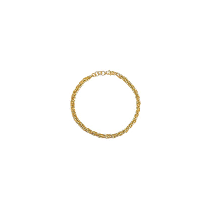 Woven Wheat Bracelet - Hollow
