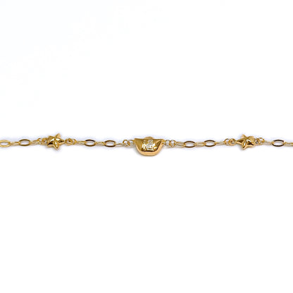 Yuan Bao With Stars (Fixed) Baby Bracelet