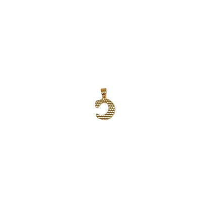 Letter C Pendant ( Sequin )