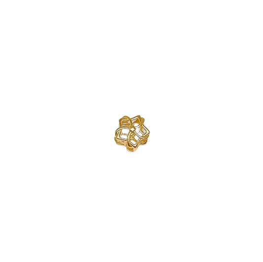 Double Star Cut-Out Spacer Charm