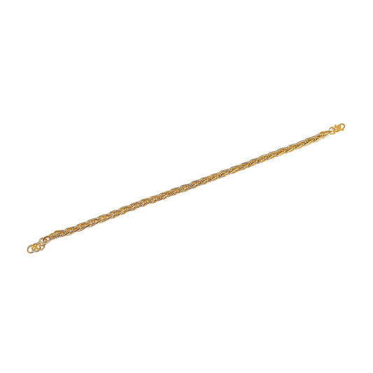 Woven Wheat Bracelet - Hollow