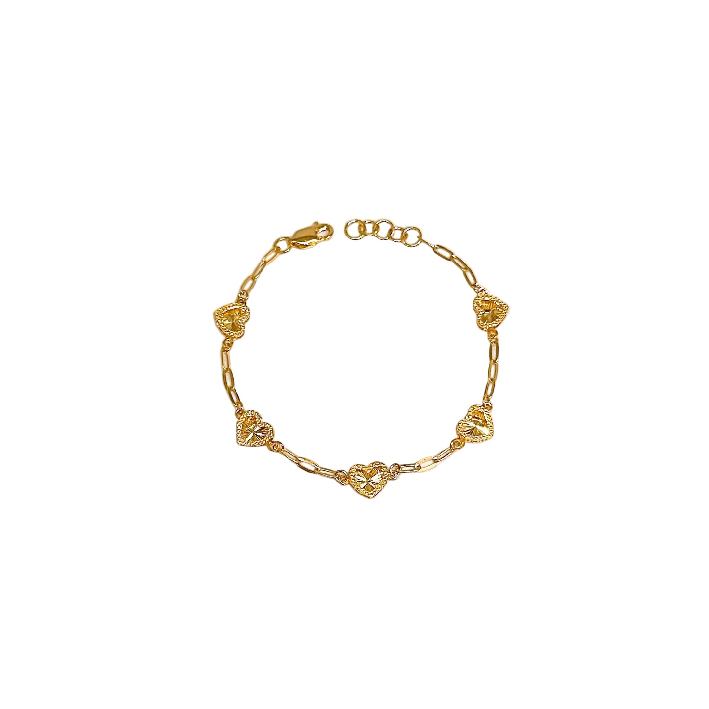 5 Radiant Hearts Bracelet