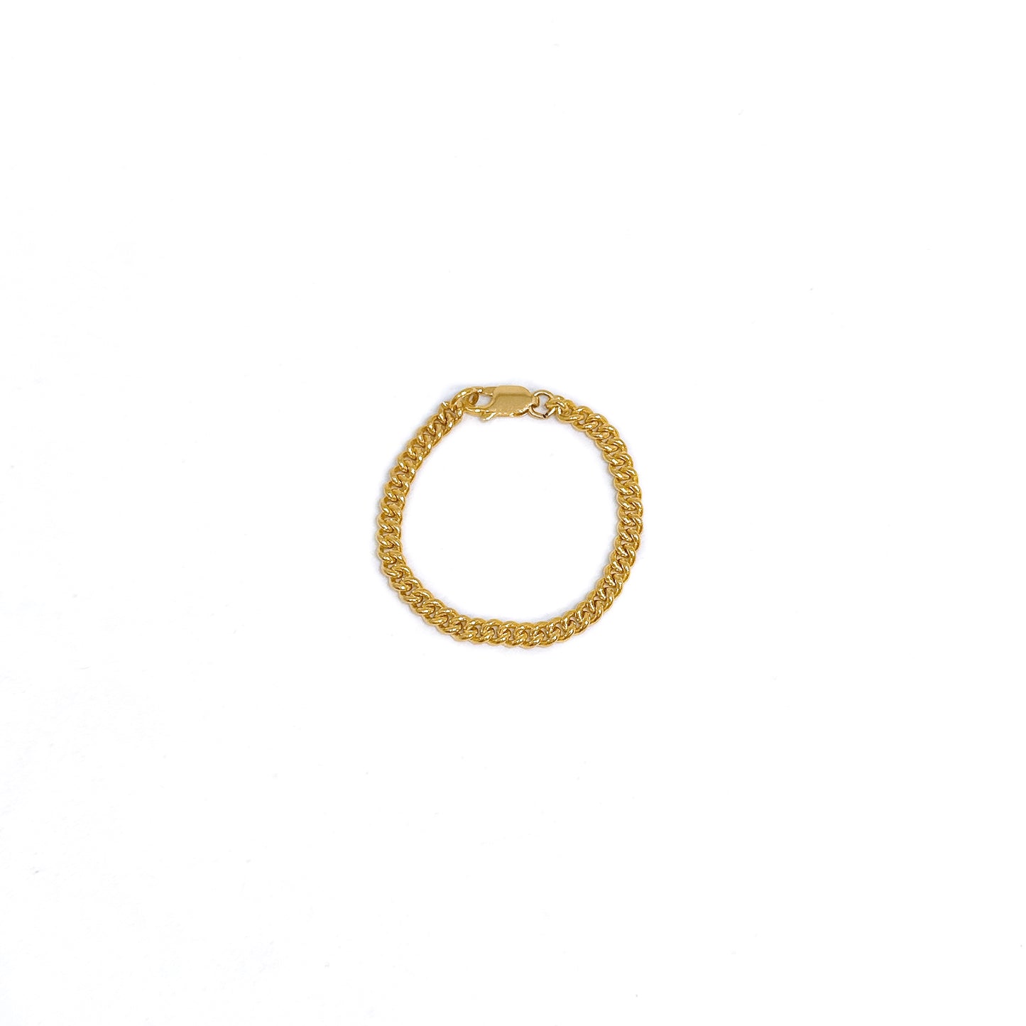 Polished Curb Baby Bracelet