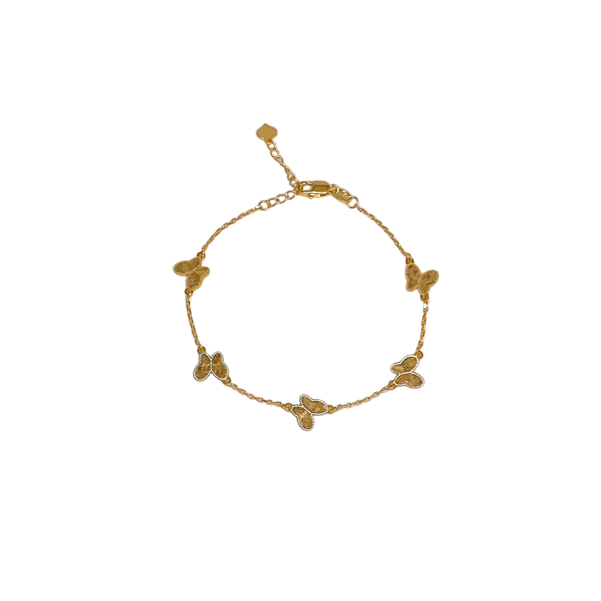 Sequin Butterfly Motif Bracelet