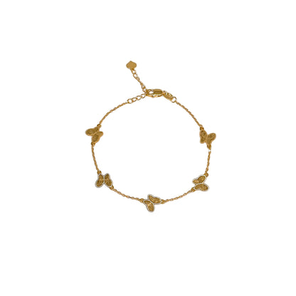 Sequin Butterfly Motif Bracelet