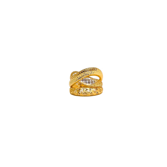 Intertwine Criss Cross Ring