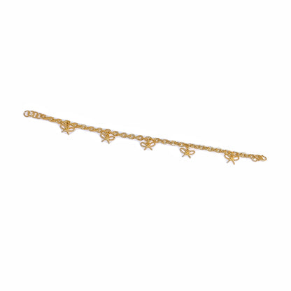 Dangling Twisted Ribbon Bracelet